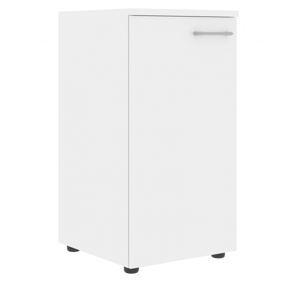 Шкаф колонка с глухой малой дверью (L) и топом XLC 42.1(L) Белый 432х432х820 XTEN