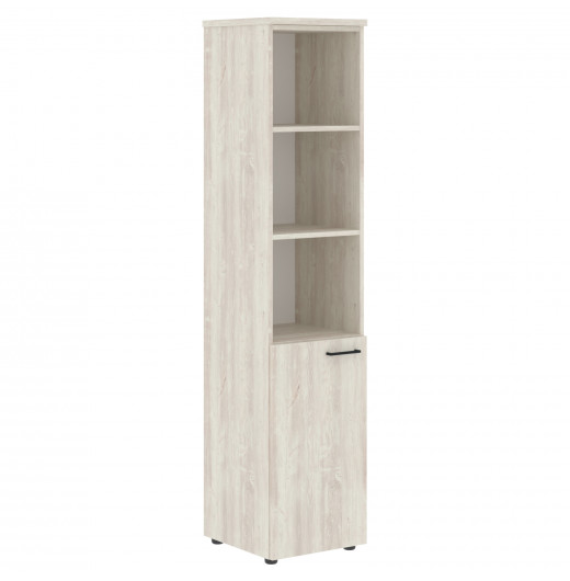 Шкаф колонка с глухой малой дверью (L) и топом XHC 42.5(L) Сосна Эдмонт 432х432х1955 XTEN