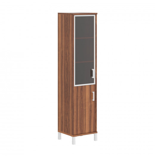 Шкаф-колонка комбинированная B 431.4(L) Орех Даллас 475х450х2054 (Ш*Г*В)