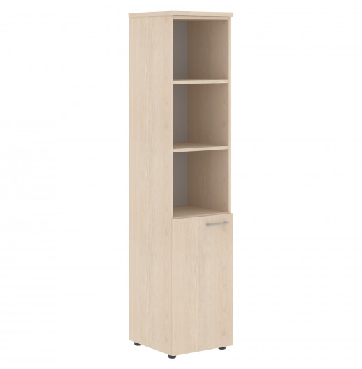 Шкаф колонка с глухой малой дверью (L) и топом XHC 42.5(L) Бук Тиара 432х432х1955 XTEN