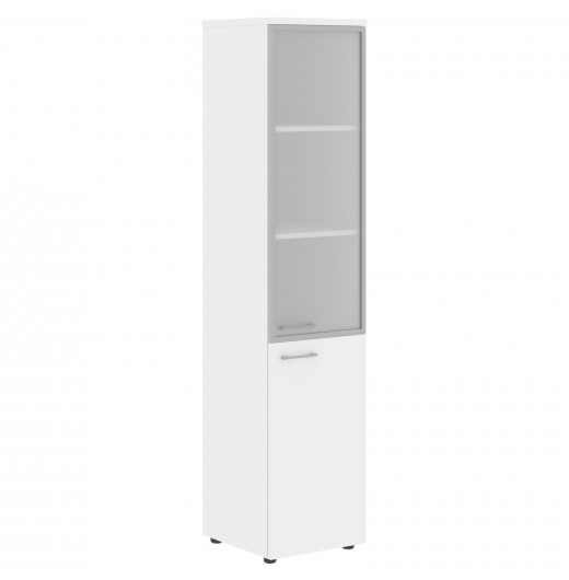 Шкаф колонка комбинированая (R) с топом XHC 42.7(R) Белый 432х432х1955 XTEN