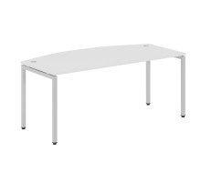 Стол руководителя XSET 189 Белый/Алюминий 1800х914х750 XTEN-S