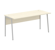 Стол прямой СП-4P Клен*/Алюминий 1600х720х755 IMAGO PLUS
