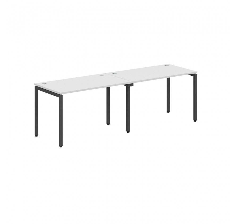 Стол 2-х местный XWST 2470 Белый/Антрацит 2406х700х750 XTEN-S