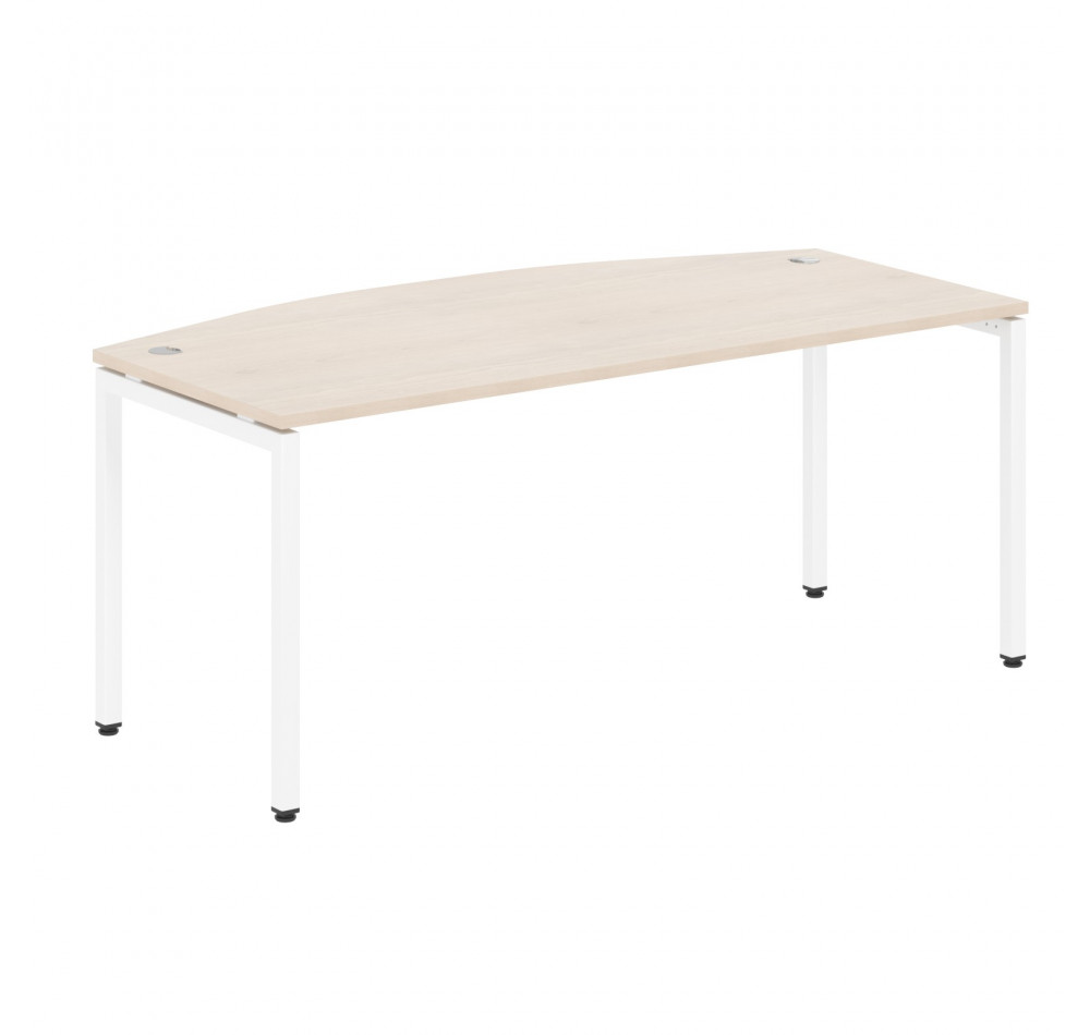 Стол руководителя XSET 189 Бук Тиара/Белый 1800х914х750 XTEN-S