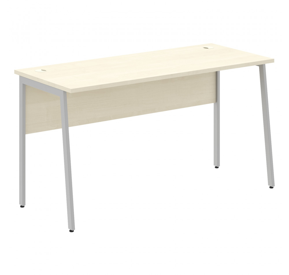 Стол прямой СП-3.1P Клен*/Алюминий 1400х608х755 IMAGO PLUS