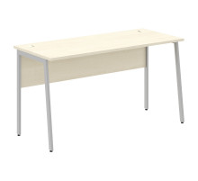 Стол прямой СП-3.1P Клен*/Алюминий 1400х608х755 IMAGO PLUS