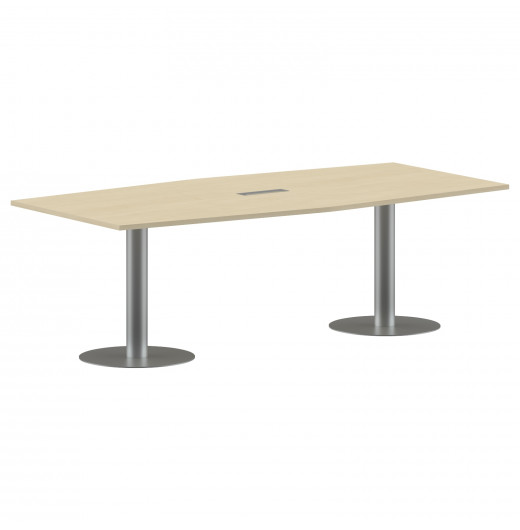 Конференц стол ПРГ-4 Клен*/Алюминий 2400х1200х750 (Ш*Г*В)