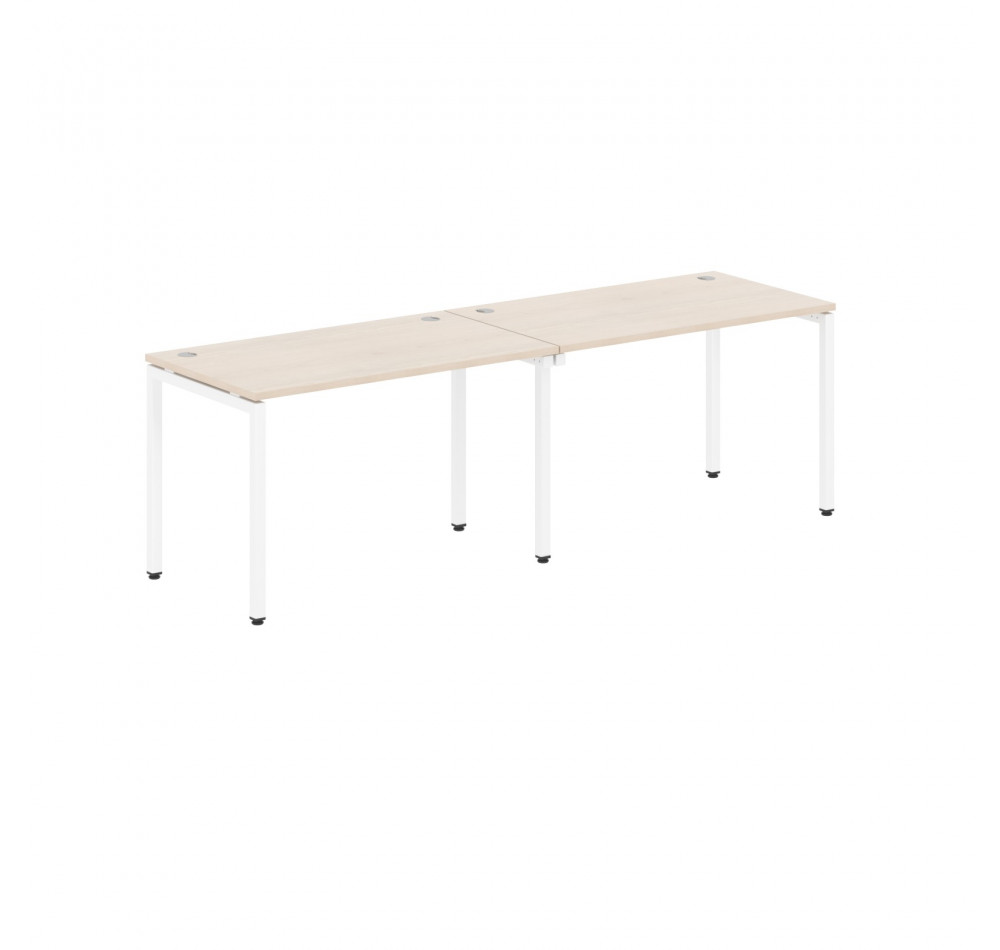 Стол 2-х местный XWST 2470 Бук Тиара/Белый 2406х700х750 XTEN-S