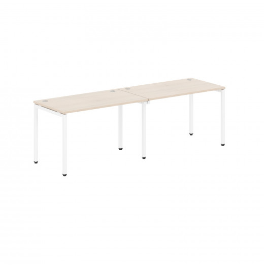 Стол 2-х местный XWST 2470 Бук Тиара/Белый 2406х700х750 XTEN-S