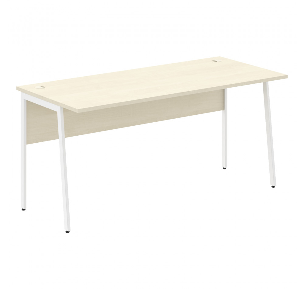 Стол прямой СП-4P Клен*/Белый 1600х720х755 IMAGO PLUS