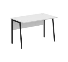 Стол прямой СП-2P Белый/Черный 1200х720х755 IMAGO PLUS