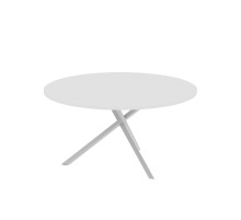 Конференц - стол XRST 150 Белый/Алюминий 1200х1200х750 XTEN-S