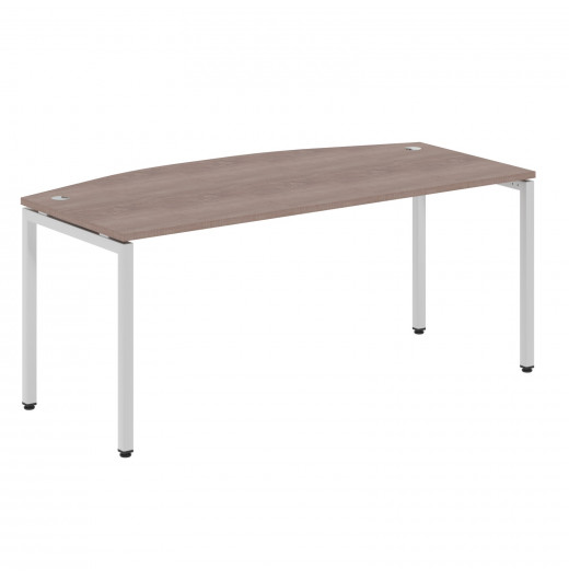 Стол руководителя XSET 189 Дуб Сонома/Алюминий 1800х914х750 XTEN-S