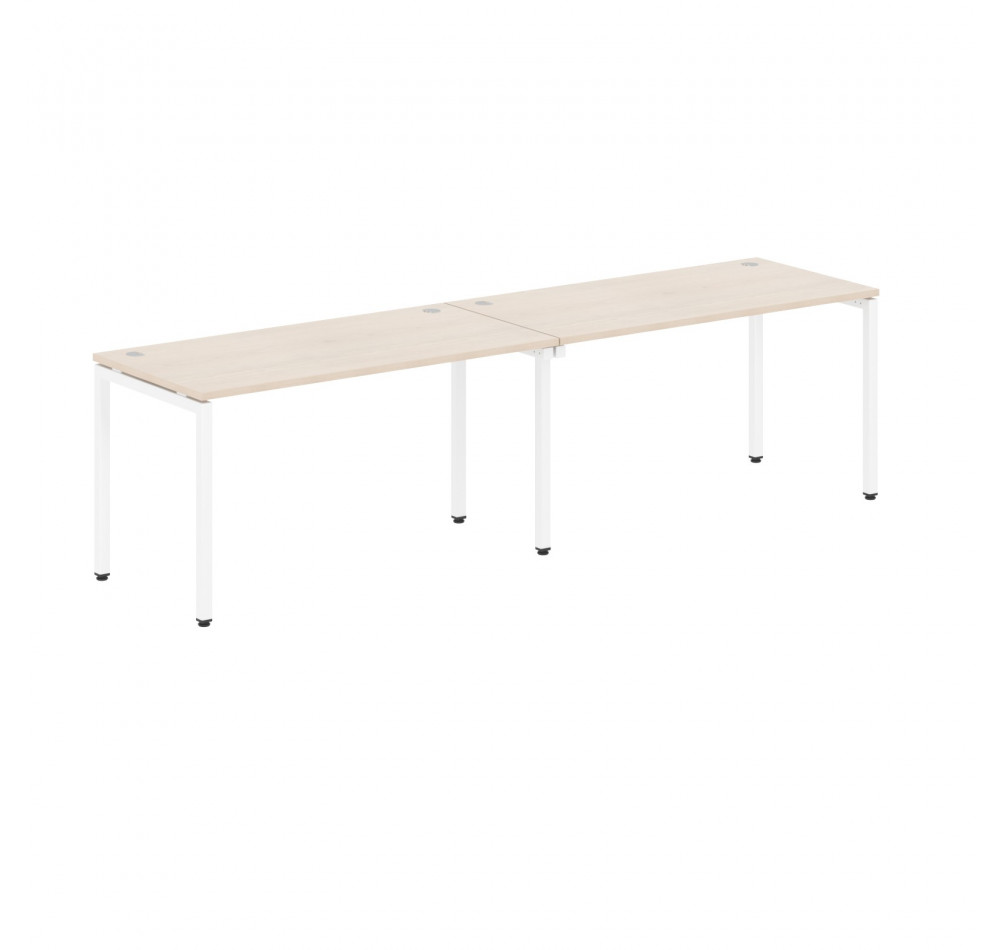 Стол 2-х местный XWST 2870 Бук Тиара/Белый 2806х700х750 XTEN-S