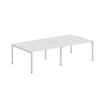 Стол 4-х местный XWST 2814 Белый/Алюминий 2806х1406х750 XTEN-S
