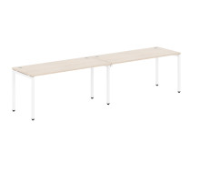 Стол 2-х местный XWST 3270 Бук Тиара/Белый 3206х700х750 XTEN-S