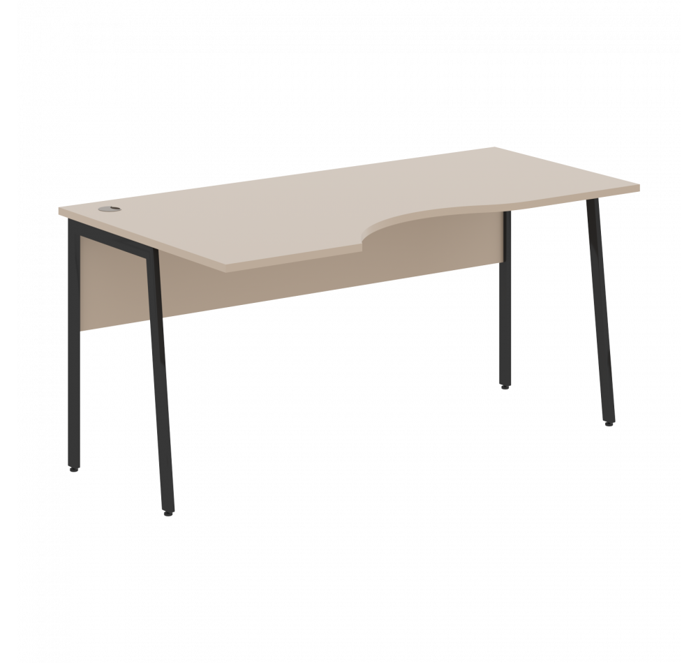 Стол прямой СА-1P(L) Мокачино/Антрацит 1600х900х755 IMAGO PLUS