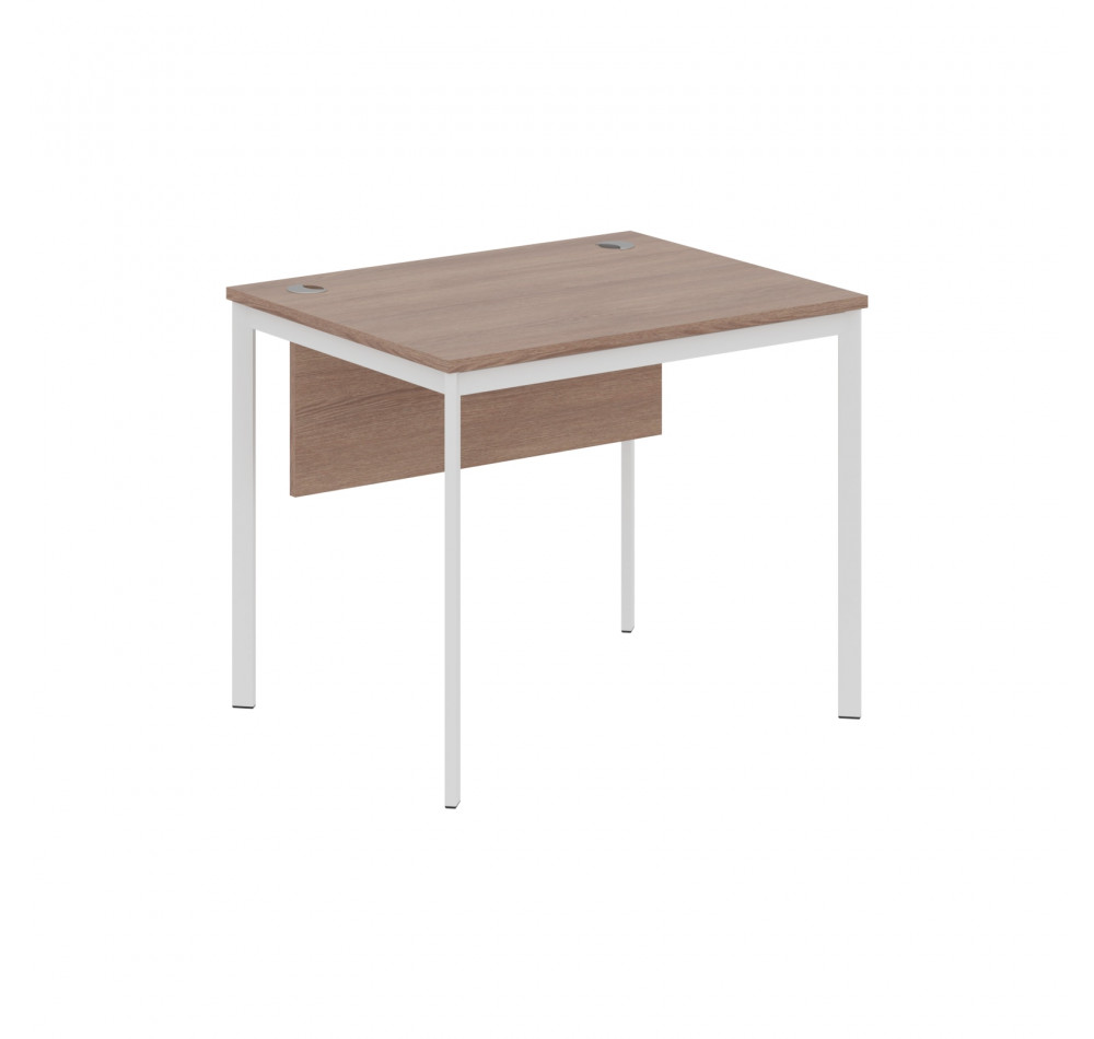 Стол письменный СП-1SD Ясень Шимо/Белый 900х720х755. IMAGO-S