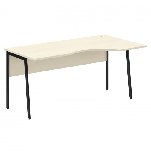 Стол прямой СА-1P(R) Клен*/Черный 1600х900х755 IMAGO PLUS