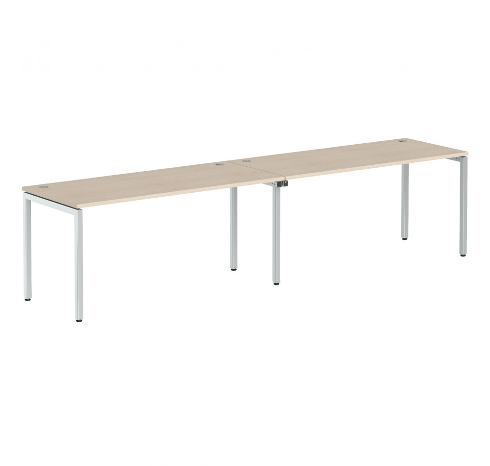 Стол 2-х местный XWST 3270 Бук Тиара/Алюминий 3206х700х750 XTEN-S