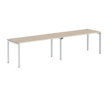 Стол 2-х местный XWST 3270 Бук Тиара/Алюминий 3206х700х750 XTEN-S