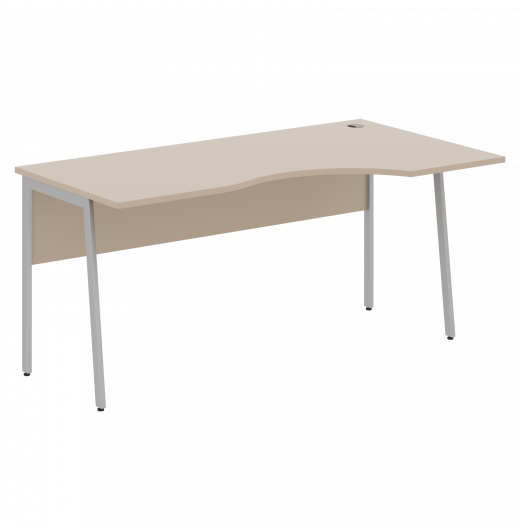 Стол прямой СА-1P(R) Мокачино/Алюминий 1400х900х755 IMAGO PLUS