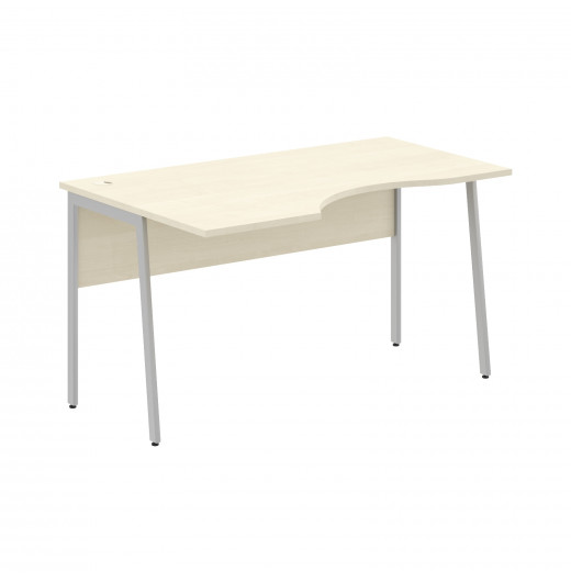 Стол прямой СА-2P(L) Клен*/Алюминий 1400х900х755 IMAGO PLUS
