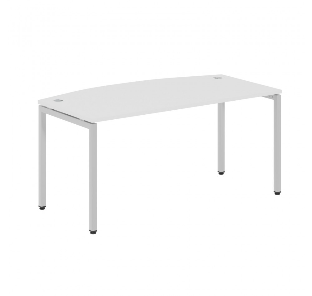 Стол руководителя XSET 169 Белый/Алюминий 1600х867х750 XTEN-S
