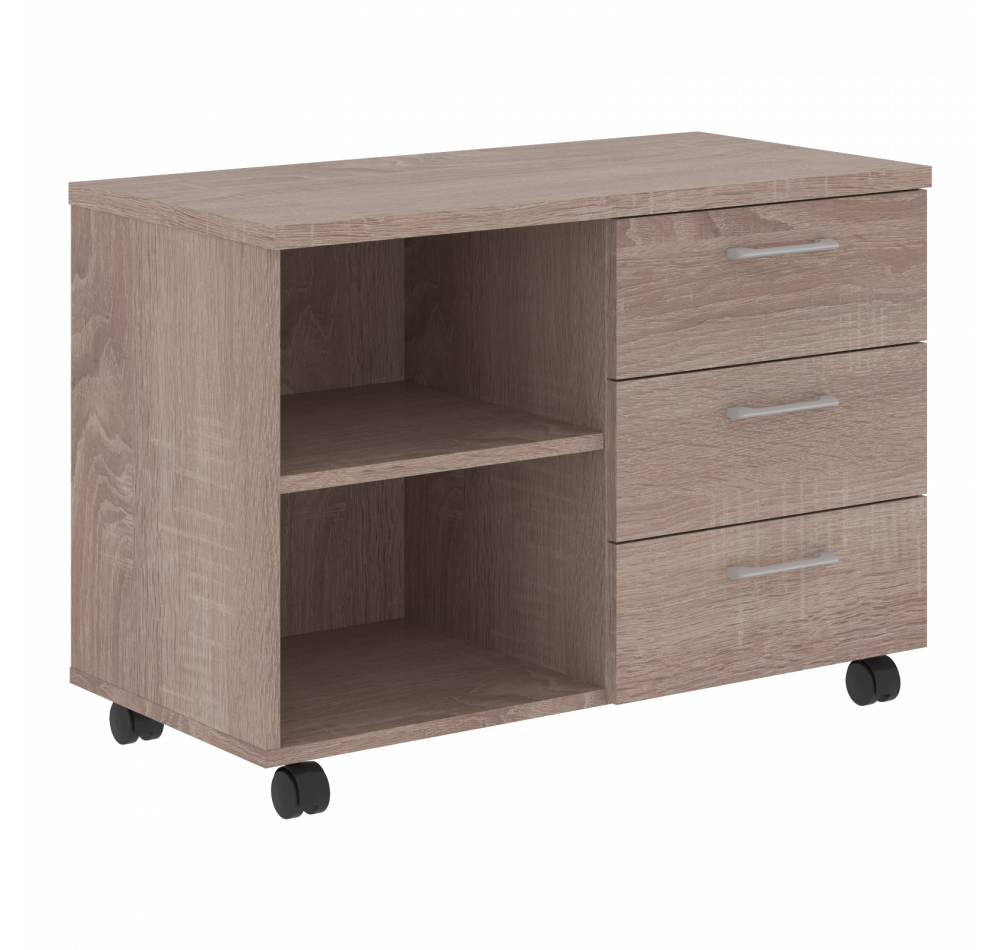 Тумба сервисная XLC-3D.1A Дуб Сонома 908х450х631 XTEN