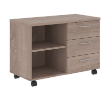 Тумба сервисная XLC-3D.1A Дуб Сонома 908х450х631 XTEN