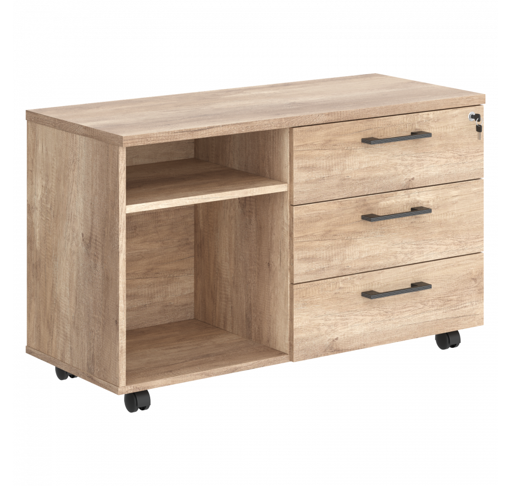 Тумба приставная TLC-3D.1A Дуб Каньон 1078х452х650 TORR
