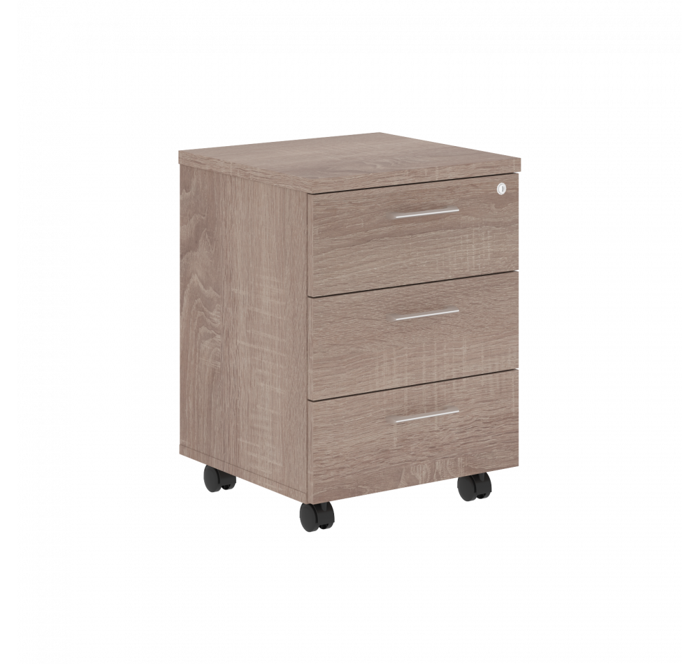 Тумба мобильная XMC-3D.1A Дуб Сонома 465х450х634 XTEN